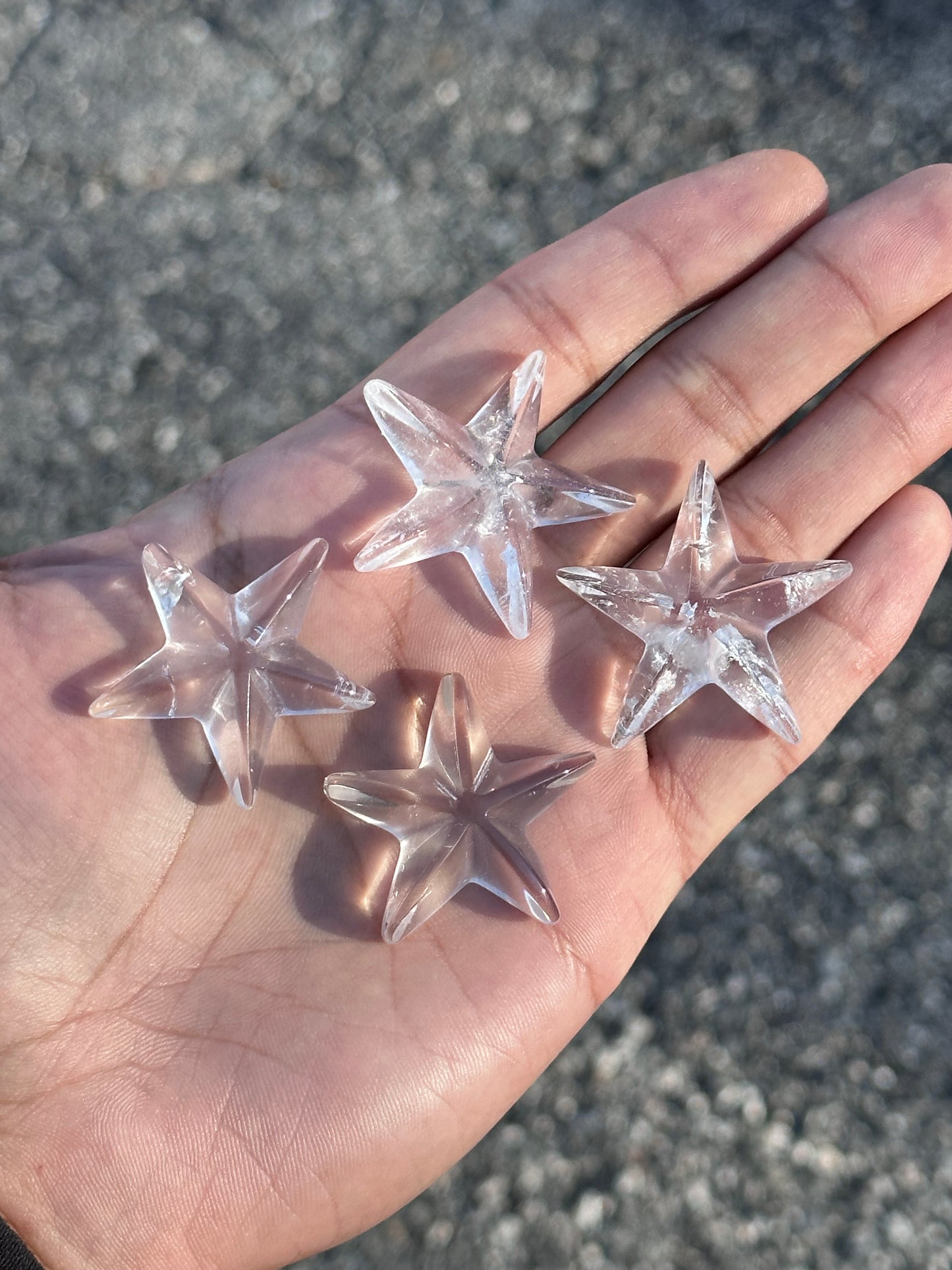 Clear Quartz Starfish